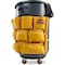 Rubbermaid Commercial Round Container Caddy Bag, 12 Pockets, 6/CT, Yellow 6PK RCP264200YWCT - alternate 4